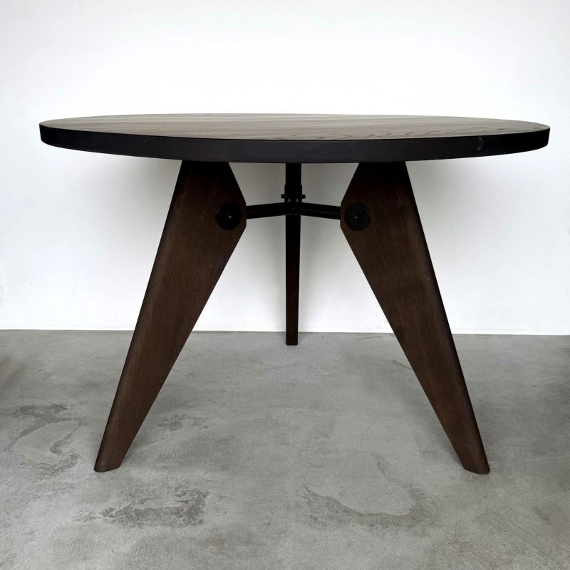 【アウトレット】Vitra（ヴィトラ） / Gueridon （ゲリドン）φ105cm / ダークオーク ソリッド ラッカー仕上 げ / ラウンドテーブル