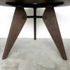 【アウトレット】Vitra（ヴィトラ） / Gueridon （ゲリドン）φ105cm / ダークオーク ソリッド ラッカー仕上 げ / ラウンドテーブル