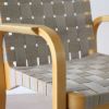 《決算キャンペーン pt5倍》【アウトレット】Artek（アルテック） / ARMCHAIR 45（アームチェア45） / バーチ材・ハニーステイン / リネンウェービングテープ / ナチュラル・ブラック / アームレスト・ラタン巻