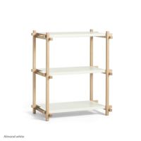 HAY（ヘイ） / Woody（ウッディ） Shelving2.0  / Column Low / スモーキーグレー / アーモンドホワイト / シェルフ