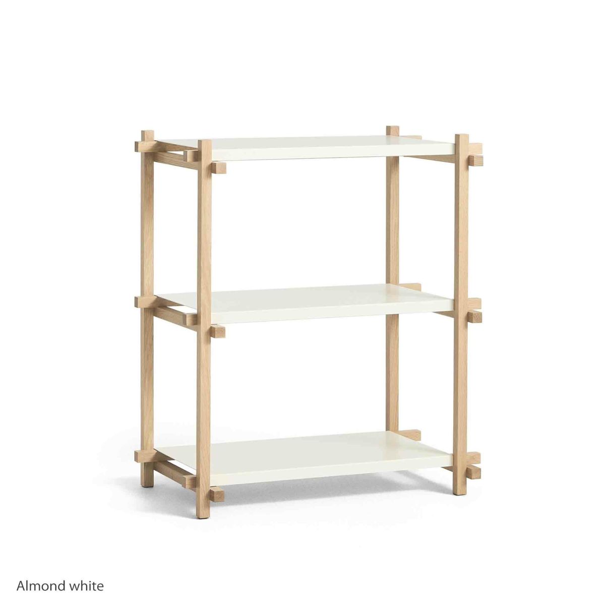 HAY（ヘイ） / Woody（ウッディ） Shelving2.0  / Column Low / スモーキーグレー / アーモンドホワイト / シェルフ