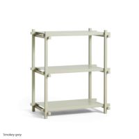 HAY（ヘイ） / Woody（ウッディ） Shelving2.0  / Column Low / スモーキーグレー / アーモンドホワイト / シェルフ