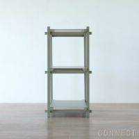 HAY（ヘイ） / Woody（ウッディ） Shelving2.0  / Column Low / スモーキーグレー / アーモンドホワイト / シェルフ