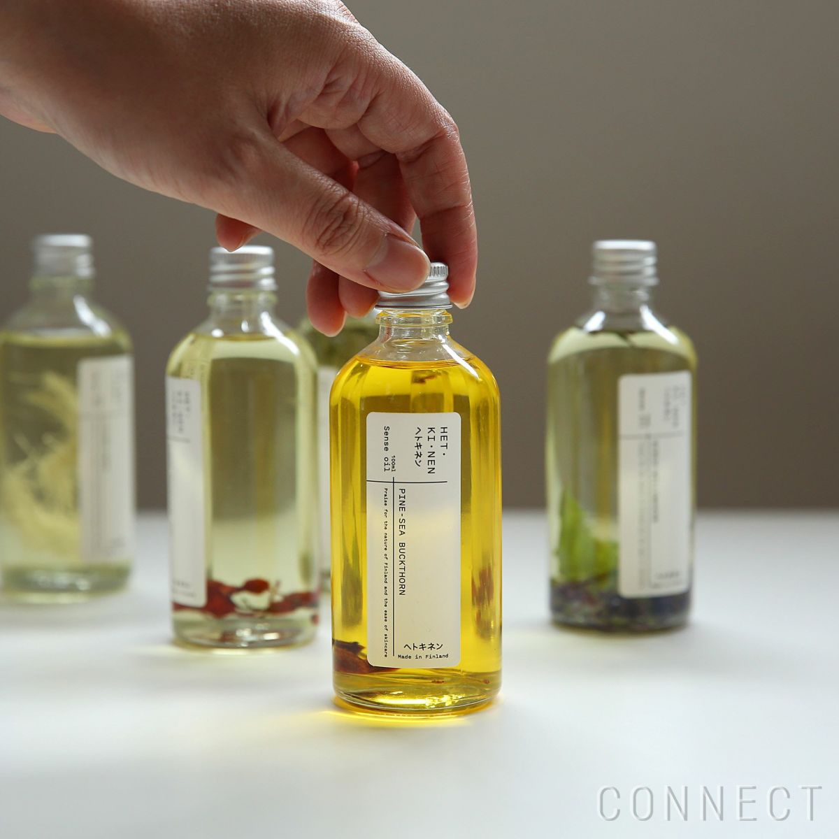 HET・KI・NEN（ヘトキネン） / sense oil（センスオイル） / pine-sea buckthorn（パイン・シーバックソーン） / 保湿ボディオイル