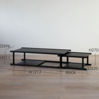 【アウトレット】ARIAKE（アリアケ） / Futago Nesting Tables（フタゴ ネスティングテーブル） / D596 / スミ / コーヒーテーブル