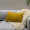 【ポイント20倍】【アウトレット】FRITZ HANSEN（フリッツ・ハンセン） / ARNE JACOBSEN CUSHION アルネ・ヤコブセン クッション / TASSEL（タッセル）オークルイエロー / 56×36