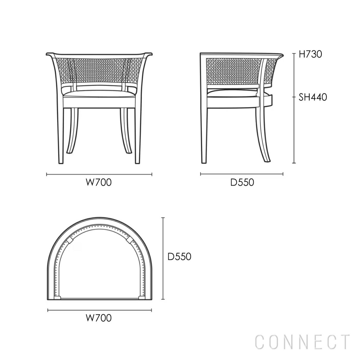 CARL HANSEN & SON （カール・ハンセン＆サン） / KK96620（フォーボーチェア） / オーク材・オイル仕上げ / Sif 98