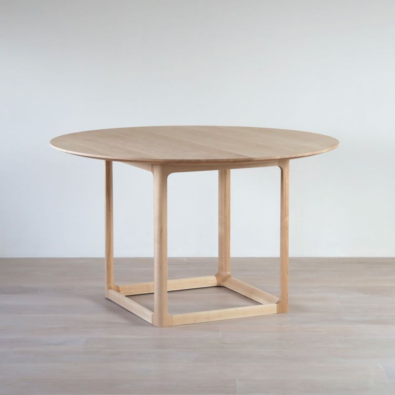 【アウトレット】MARUNI COLLECTION（マルニコレクション） / EN（エン） / ラウンドテーブル Φ125 / メープル材 / ウレタン樹脂塗装（ナチュラルクリア）