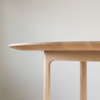 【アウトレット】MARUNI COLLECTION（マルニコレクション） / EN（エン） / ラウンドテーブル Φ125 / メープル材 / ウレタン樹脂塗装（ナチュラルクリア）