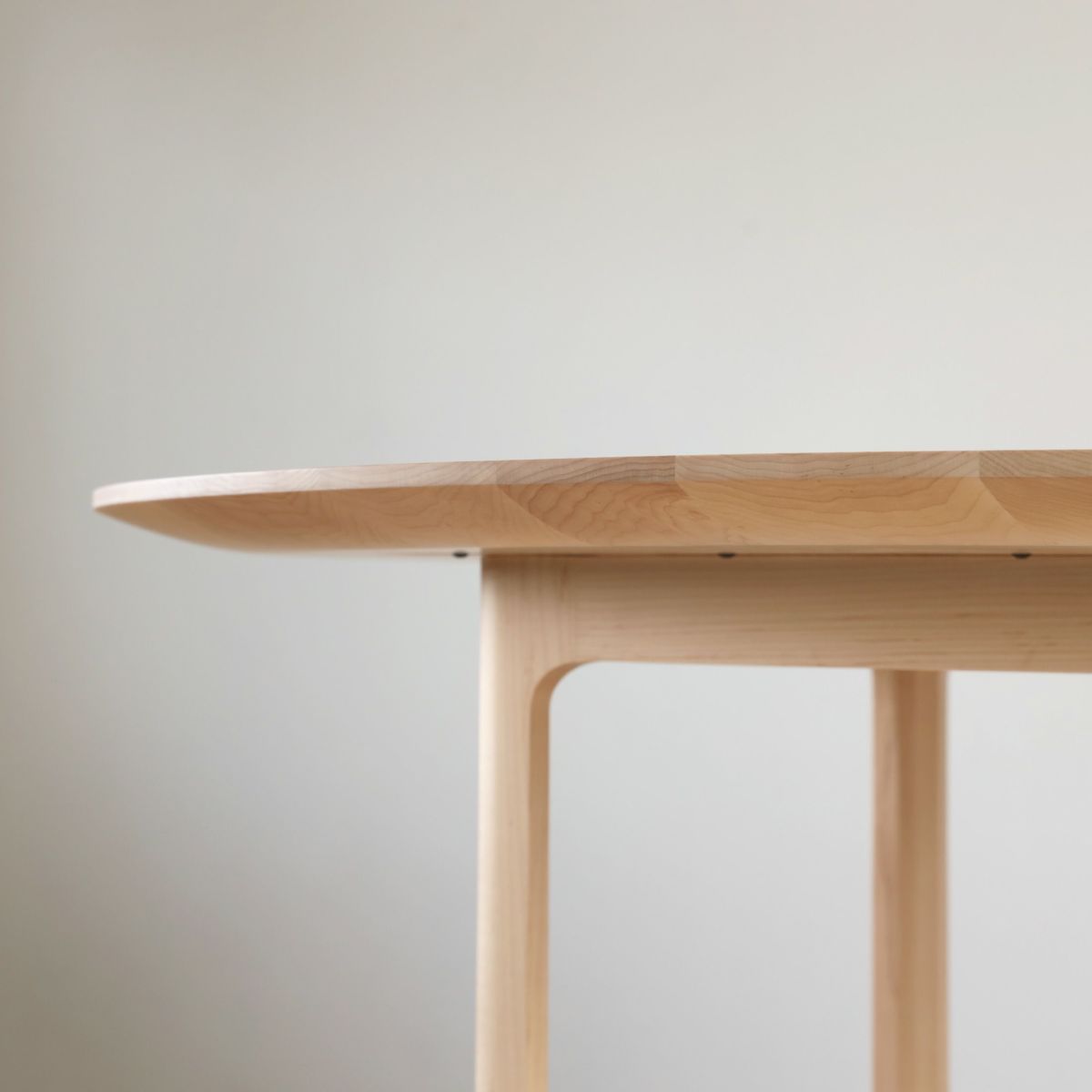 【アウトレット】MARUNI COLLECTION（マルニコレクション） / EN（エン） / ラウンドテーブル Φ125 / メープル材 / ウレタン樹脂塗装（ナチュラルクリア）