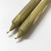 【アウトレット】Ferm Living（ファームリビング） / Dryp Candles （ドリップキャンドル） / 2個セット / オリーブグリーン