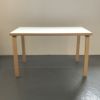 【アウトレット】Artek（アルテック） / TABLE 80A / バーチ材 / 天板・ホワイトラミネート / 120×60cm / テーブル
