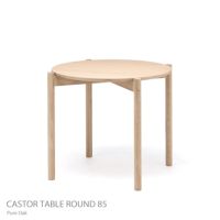 Karimoku New Standard（カリモク ニュースタンダード） / CASTOR TABLE ROUND 85（キャストールテーブル ラウンド85） / 全2色 / ダイニングテーブル
