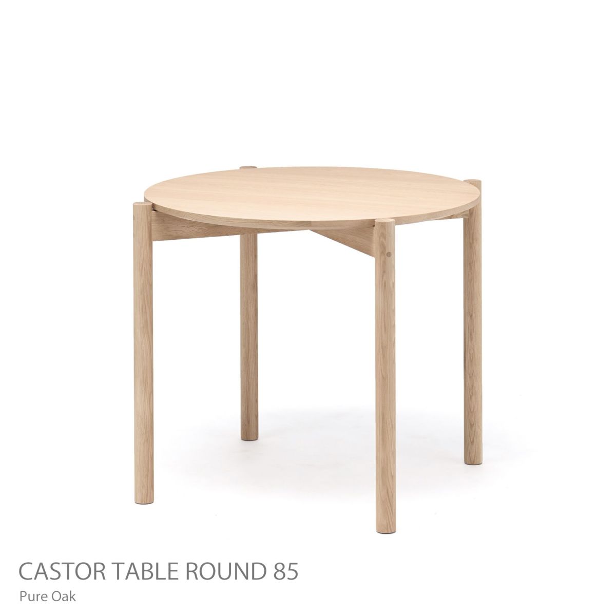 Karimoku New Standard（カリモク ニュースタンダード） / CASTOR TABLE ROUND 85（キャストールテーブル ラウンド85） / 全2色 / ダイニングテーブル