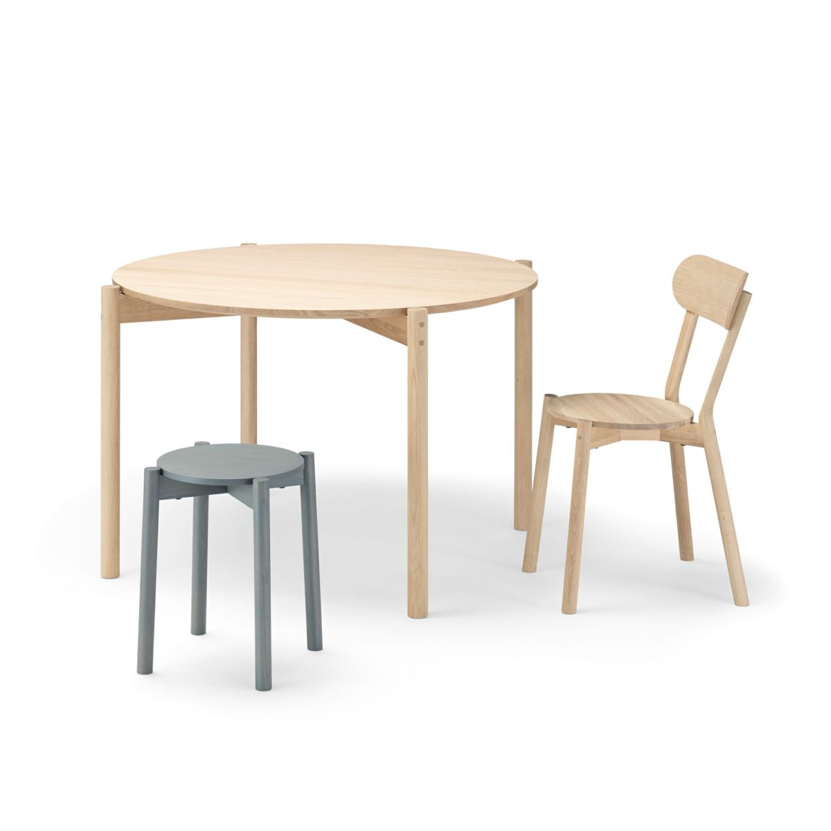 Karimoku New Standard（カリモク ニュースタンダード） / CASTOR TABLE ROUND 110（キャストールテーブル ラウンド110） / 全2色 / ダイニングテーブル