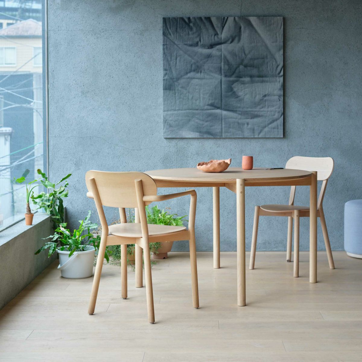 Karimoku New Standard（カリモク ニュースタンダード） / CASTOR TABLE ROUND 110（キャストールテーブル ラウンド110） / 全2色 / ダイニングテーブル