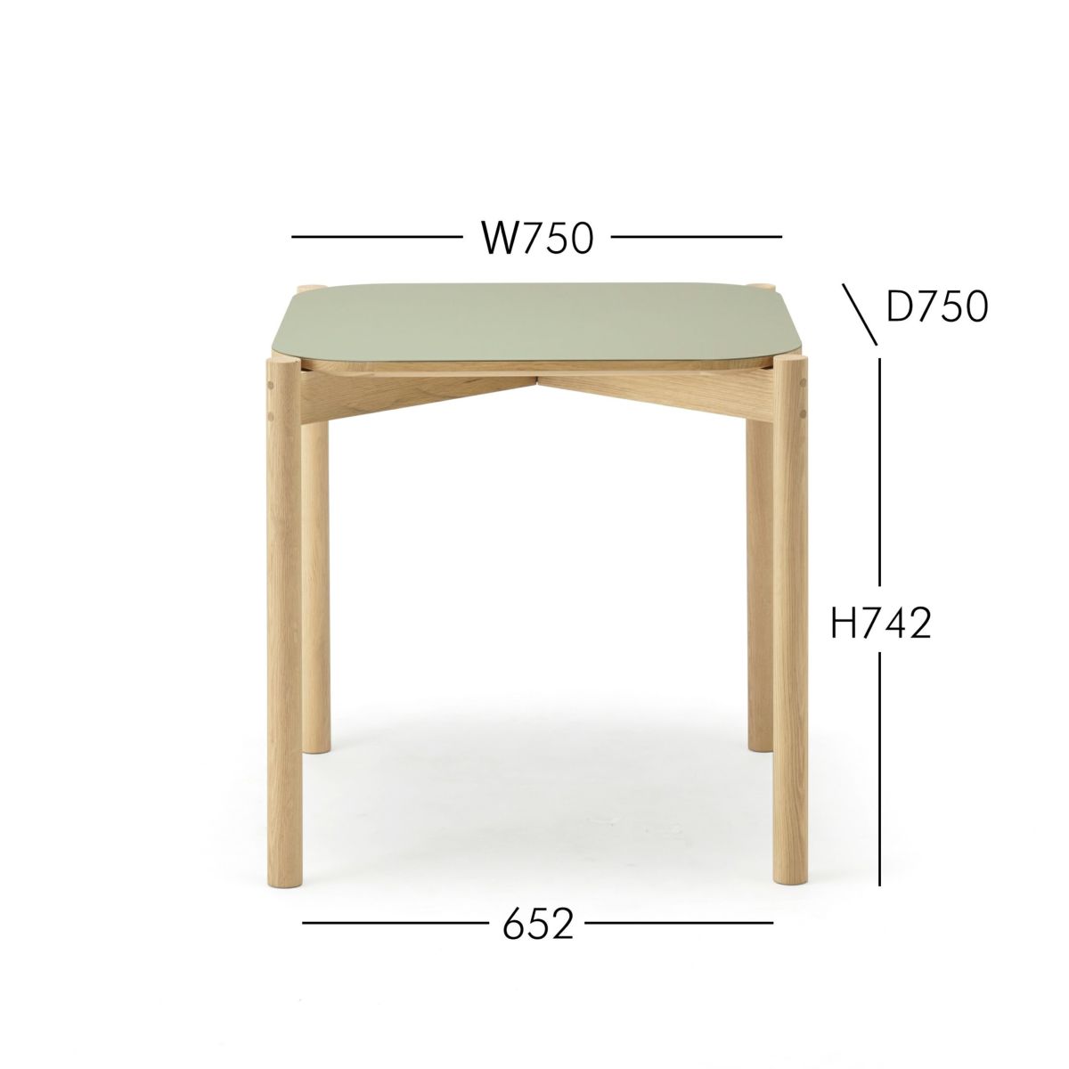 Karimoku New Standard（カリモク ニュースタンダード） / CASTOR TABLE LINOLEUM 75（キャストールテーブルリノリウム 75）