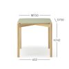 Karimoku New Standard（カリモク ニュースタンダード） / CASTOR TABLE LINOLEUM 75（キャストールテーブルリノリウム 75）