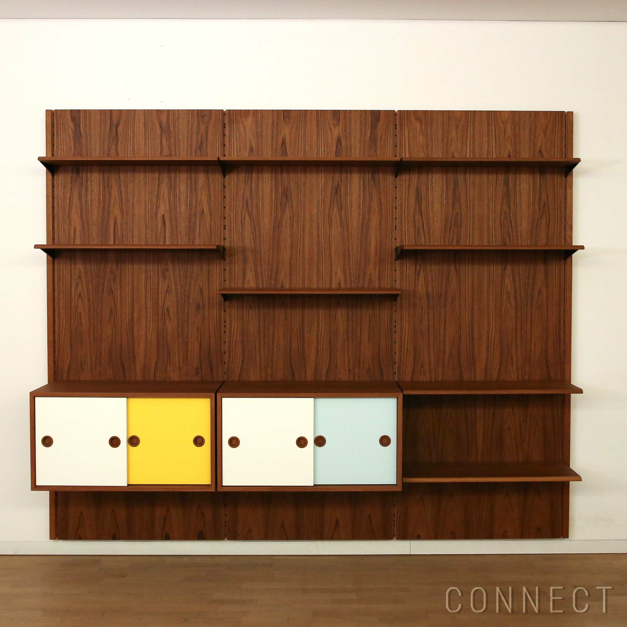 HOUSE OF FINN JUHL（ハウス・オブ・フィンユール） / PANEL SYSTEM（パネルシステム） / パネル＋シェルフ＋カップボード / 壁面収納