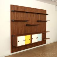 HOUSE OF FINN JUHL（ハウス・オブ・フィンユール） / PANEL SYSTEM（パネルシステム） / パネル＋シェルフ＋カップボード / 壁面収納