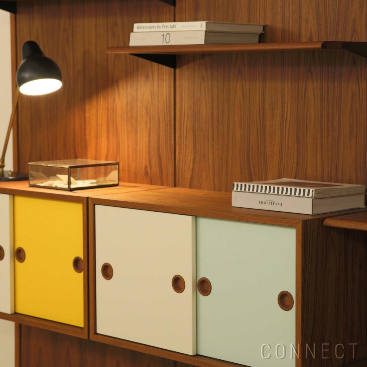 HOUSE OF FINN JUHL（ハウス・オブ・フィンユール） / PANEL SYSTEM（パネルシステム） / パネル＋シェルフ＋カップボード / 壁面収納