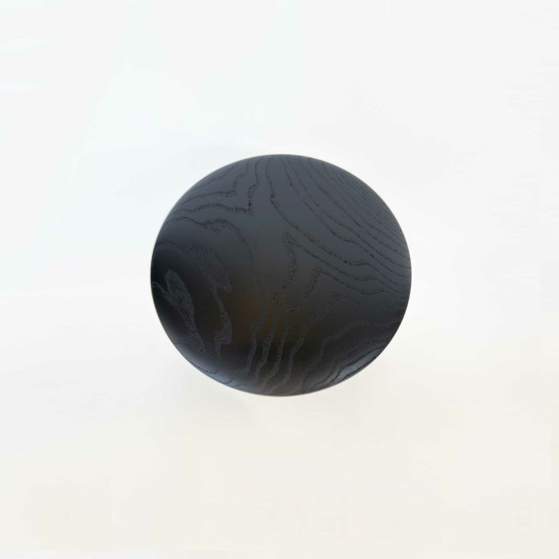 《決算キャンペーン pt5倍》【アウトレット】854muuto（ムート） / DOTS WOOD（ドットウッド） / Φ17cm Lサイズ / 木製フックハンガー / ブラック