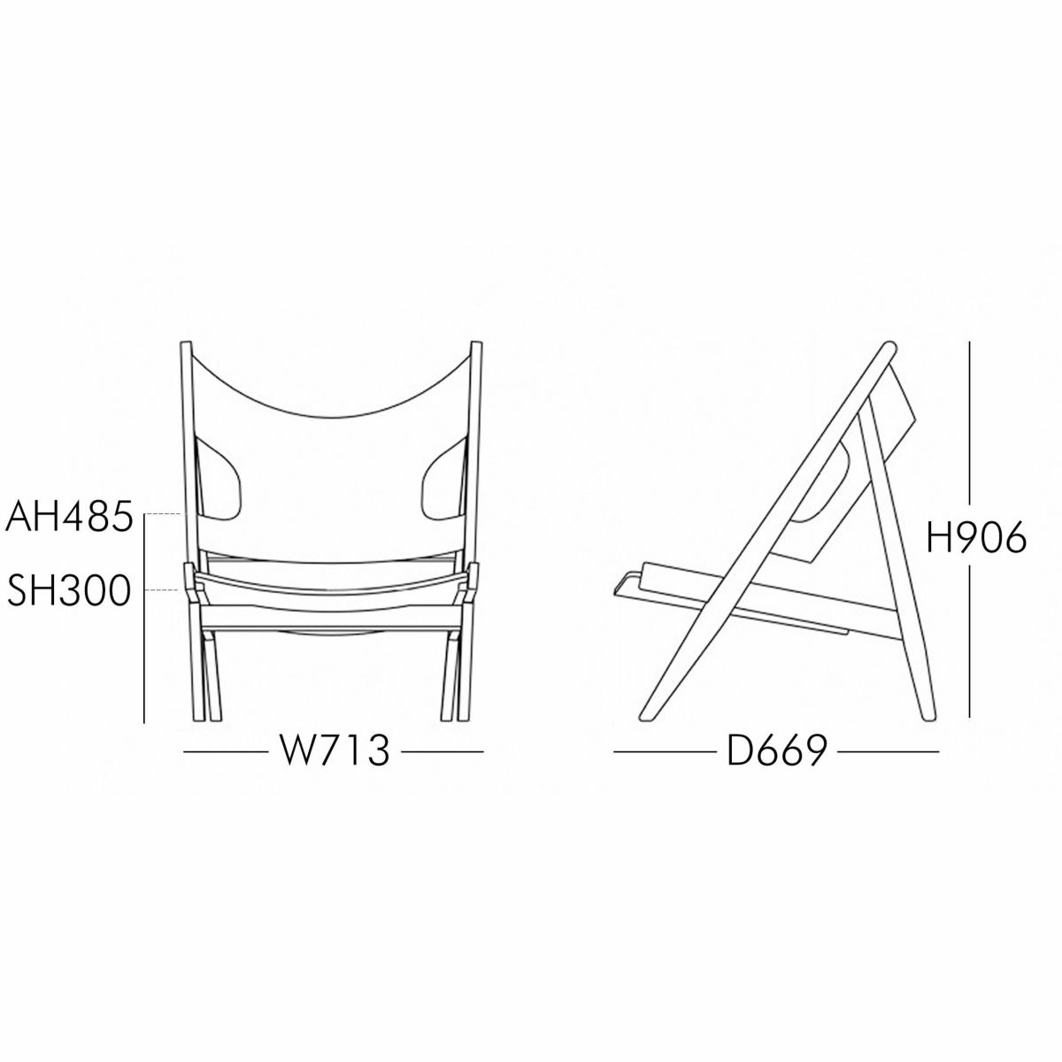Audo Copenhagen（オドー・コペンハーゲン） / KNITTING LOUNGE CHAIR（ニッティング ラウンジチェア） / Black stained solid oak / Barnum Boucle（バーナム ブークレ） COL-24 オフホワイト