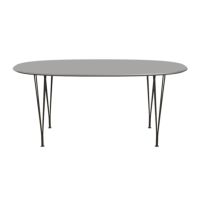 FRITZ HANSEN（フリッツ・ハンセン） / TABLE SERIES（テーブルシリーズ）B616 / スーパー楕円テーブル / グレーエフェソ / ブラウンブロンズ脚