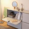 【北海道内に限り送料無料】USMハラー（ユーエスエムハラー） / Sideboard（サイドボード） / W1523×D373×H740mm / ドロップダウンドア×4 / ライトグレー'