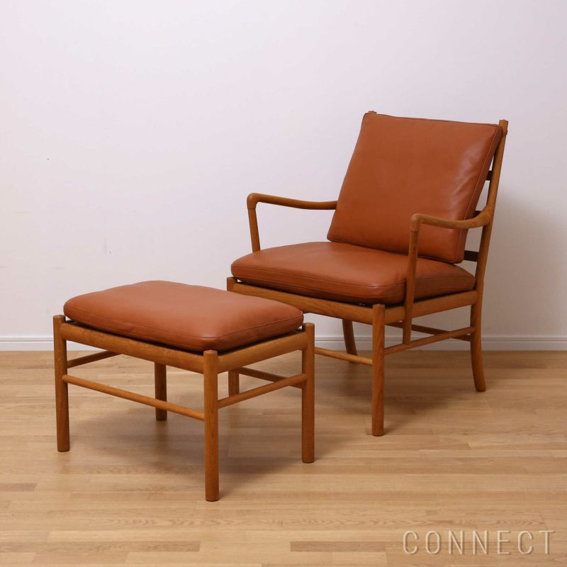 CARL HANSEN & SON （カール・ハンセン＆サン） OW149 / コロニアルチェア＋フットスツール / オーク材・オイル仕上げ / ブラウン Thor 307
