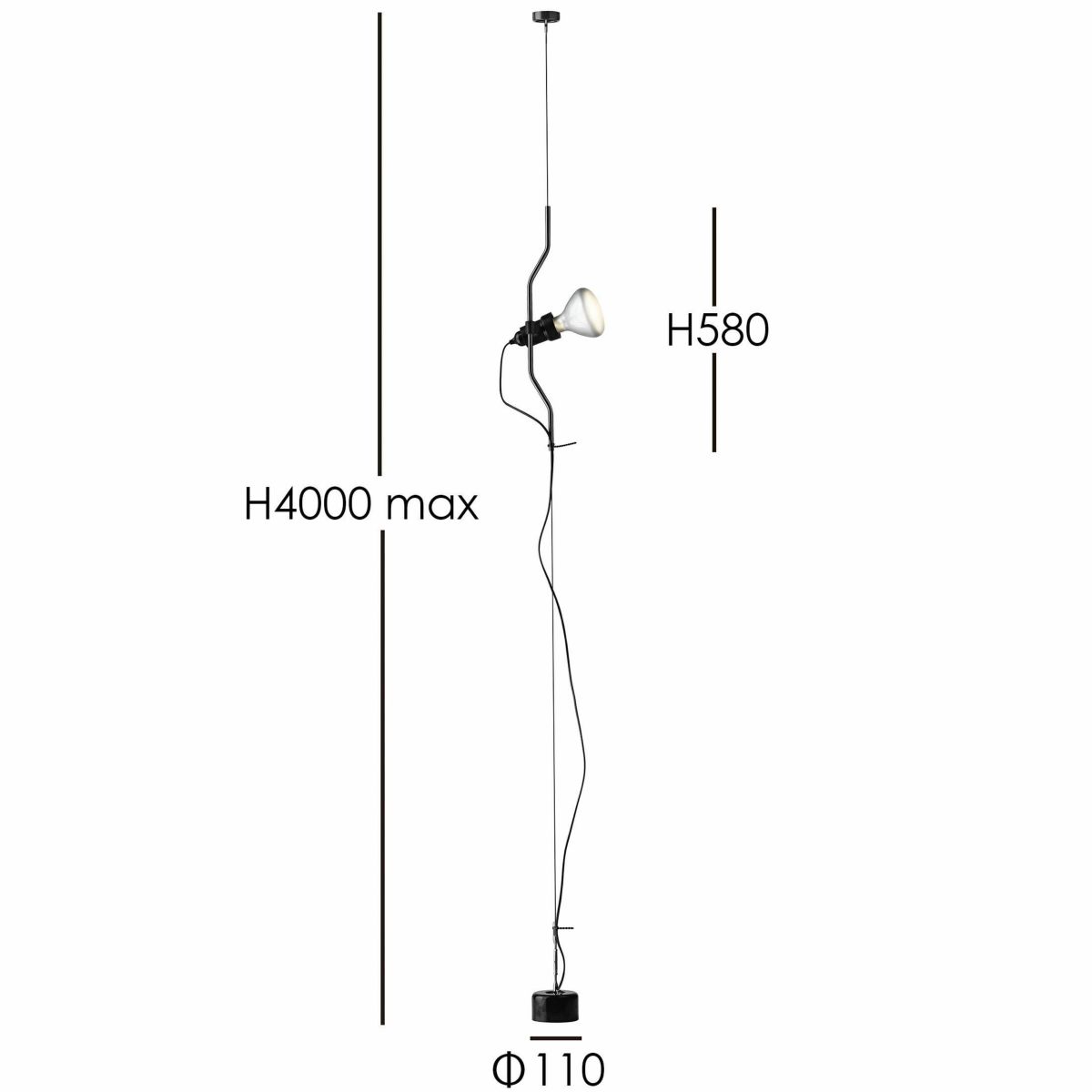 FLOS（フロス） / PARENTESI D（パレンテシ D） / 全4色 / ペンダントライト