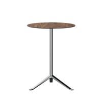 FRITZ HANSEN（フリッツ・ハンセン） / Little Friend（リトルフレンド） / KS12（丸天板・高さ固定式） / ウォルナット / ベース（ポリッシュ仕上げ） / サイドテーブル