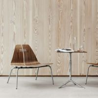 FRITZ HANSEN（フリッツ・ハンセン） / Little Friend（リトルフレンド） / KS13（四角天板・昇降式） / ウォルナット / ベース（ポリッシュ仕上げ） / サイドテーブル