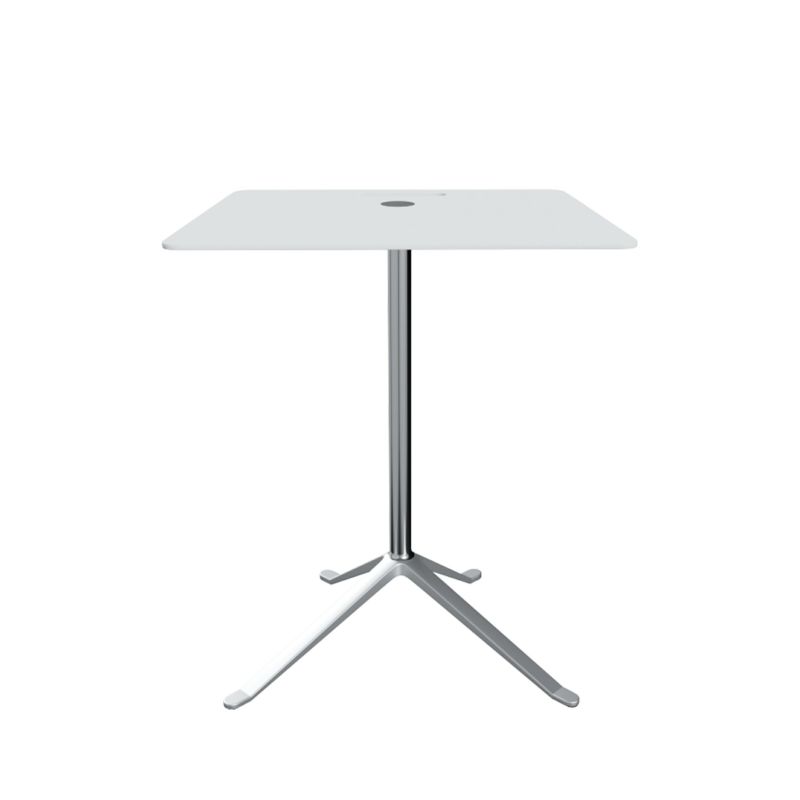 FRITZ HANSEN（フリッツ・ハンセン） / Little Friend（リトルフレンド） / KS14（四角天板・高さ固定式） / ホワイト / ベース（ポリッシュ仕上げ） / サイドテーブル