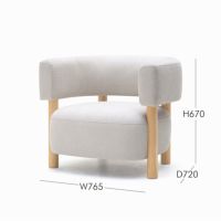 Karimoku Case（カリモクケース） / NOTABENE N-S03 / ノームソファ / 1シーター / Maple 102（B917）