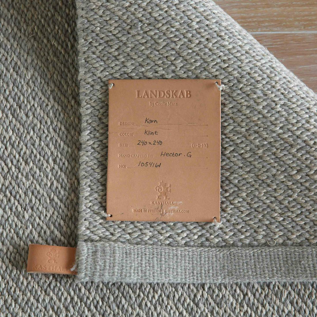 【アウトレット】KASTHALL（カスタール） / KORN（コーン） / KLINT 882（240×240cm） / ラグ