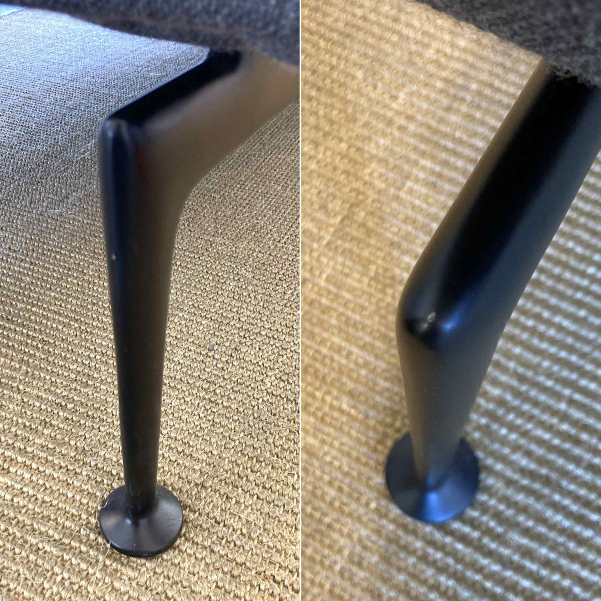 【アウトレット】Vitra（ヴィトラ） / Suita Chaise Lougue small（スイタシェーズロングスモール）バッククッションクラシック / レフト / ソフト / ベーシックダーク脚・パウダーコート仕上げ / ソファ