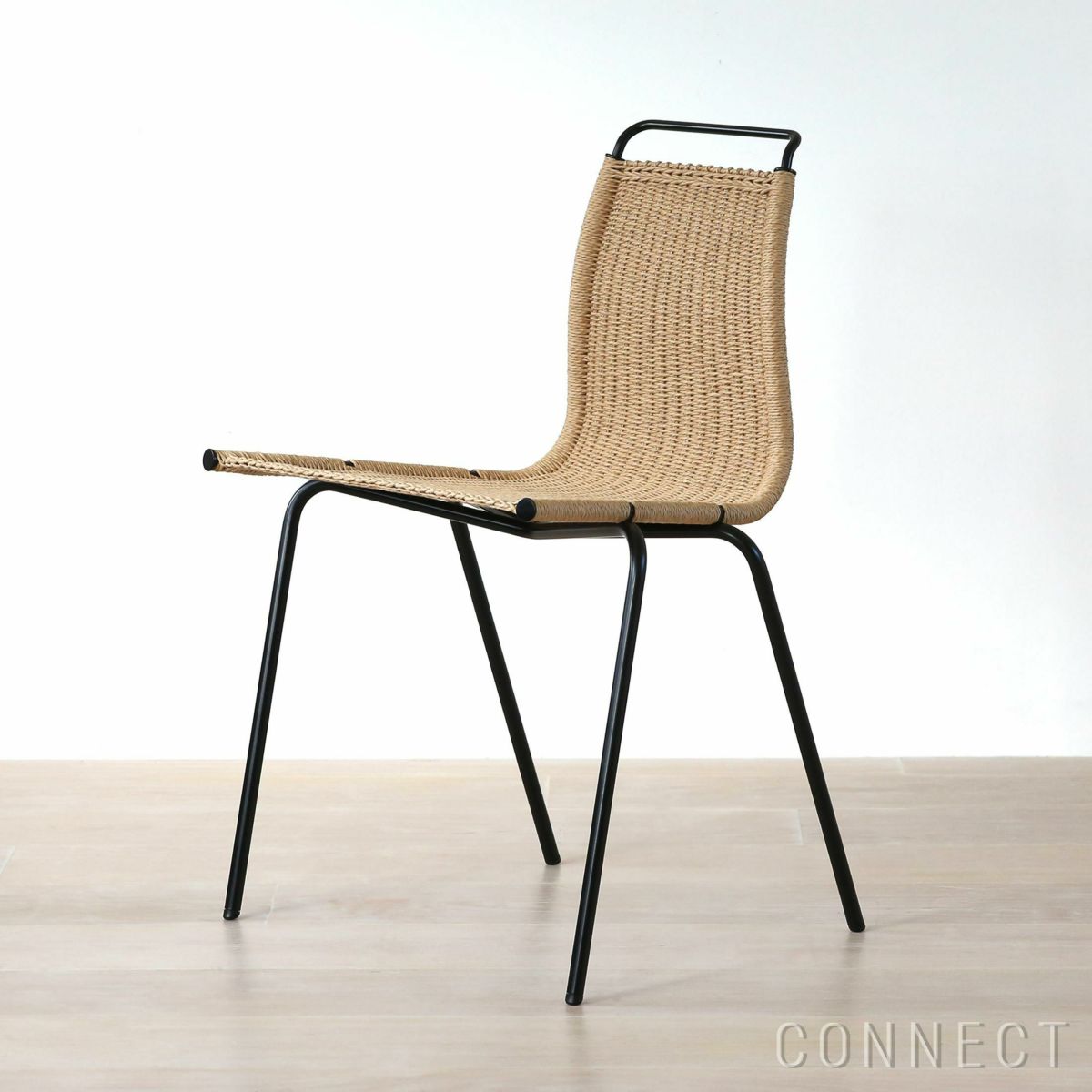 【2脚SET15％OFFキャンペーン・pt10倍】CONNECTおすすめセット3 / PK1（オーク材・オイル仕上げ・ブラックパウダー塗装スチール脚）2脚セット / CARL HANSEN & SON（カール・ハンセン＆サン）