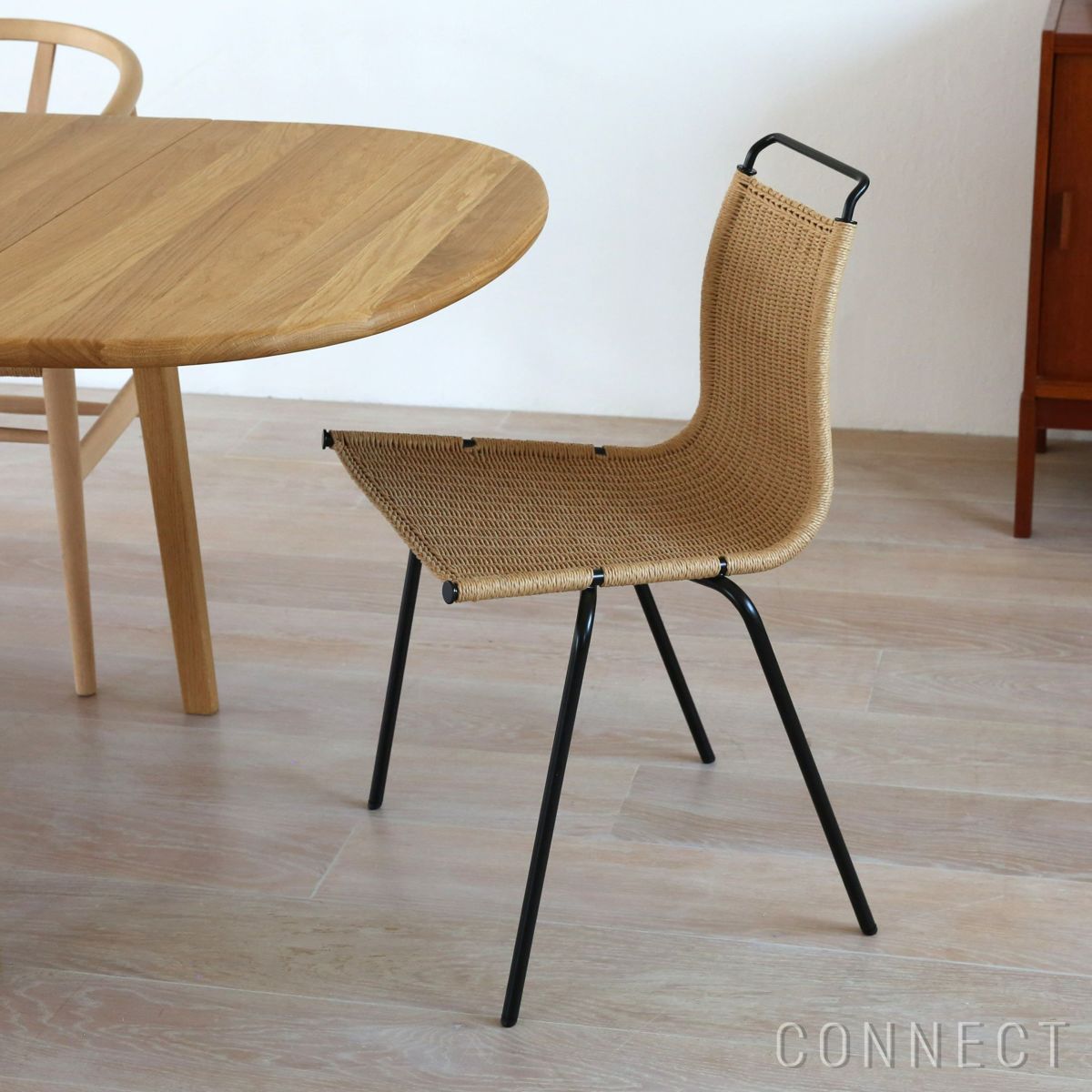 【2脚SET15％OFFキャンペーン・pt10倍】CONNECTおすすめセット3 / PK1（オーク材・オイル仕上げ・ブラックパウダー塗装スチール脚）2脚セット / CARL HANSEN & SON（カール・ハンセン＆サン）