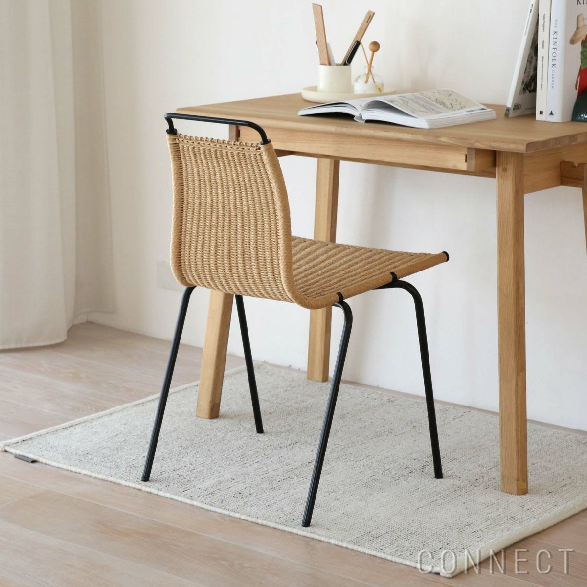 【2脚SET15％OFFキャンペーン・pt10倍】CONNECTおすすめセット3 / PK1（オーク材・オイル仕上げ・ブラックパウダー塗装スチール脚）2脚セット / CARL HANSEN & SON（カール・ハンセン＆サン）