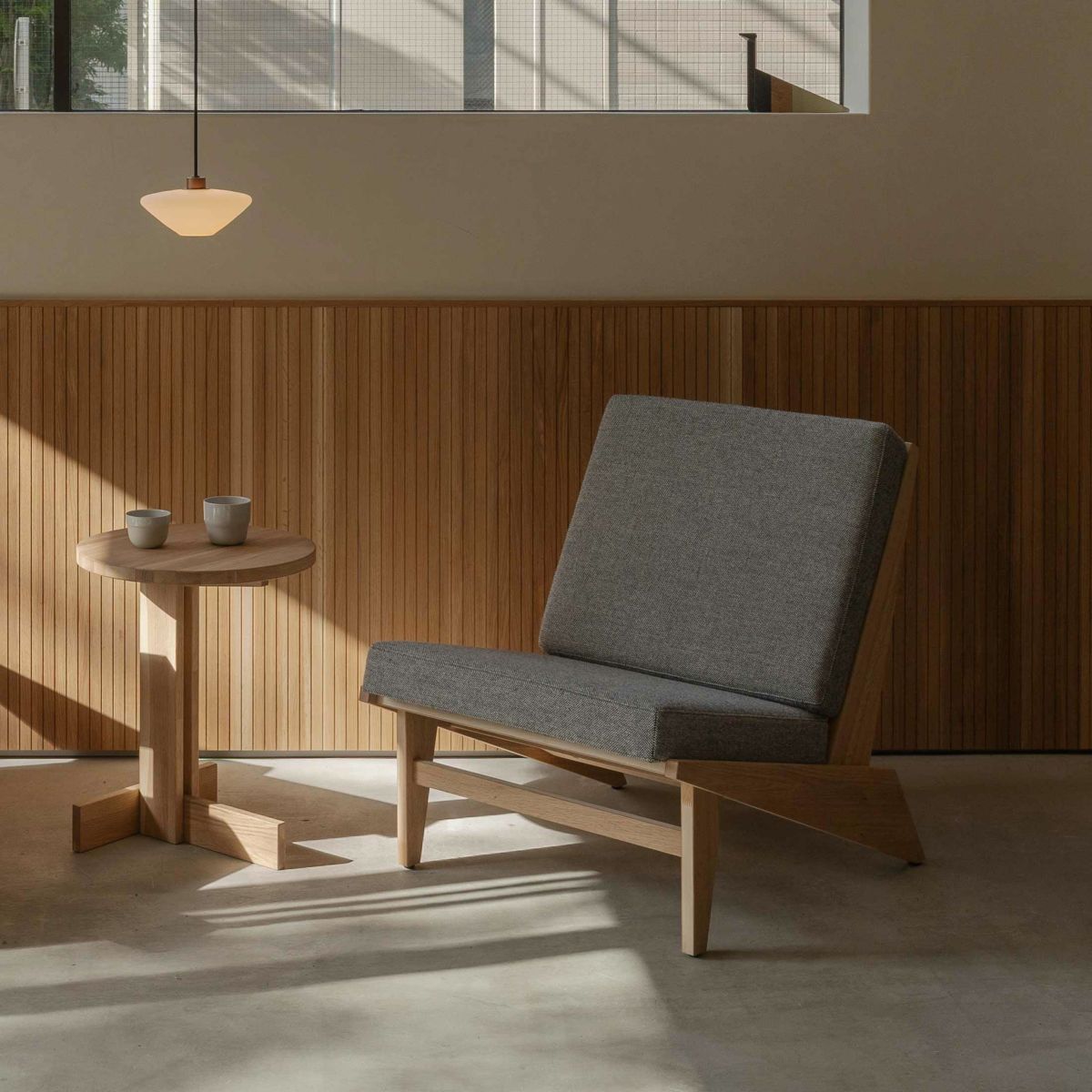 石巻工房 / 105° LOUNGE CHAIR（105°ラウンジチェア） / Maker Pack / ナチュラル / Hallingdal 65