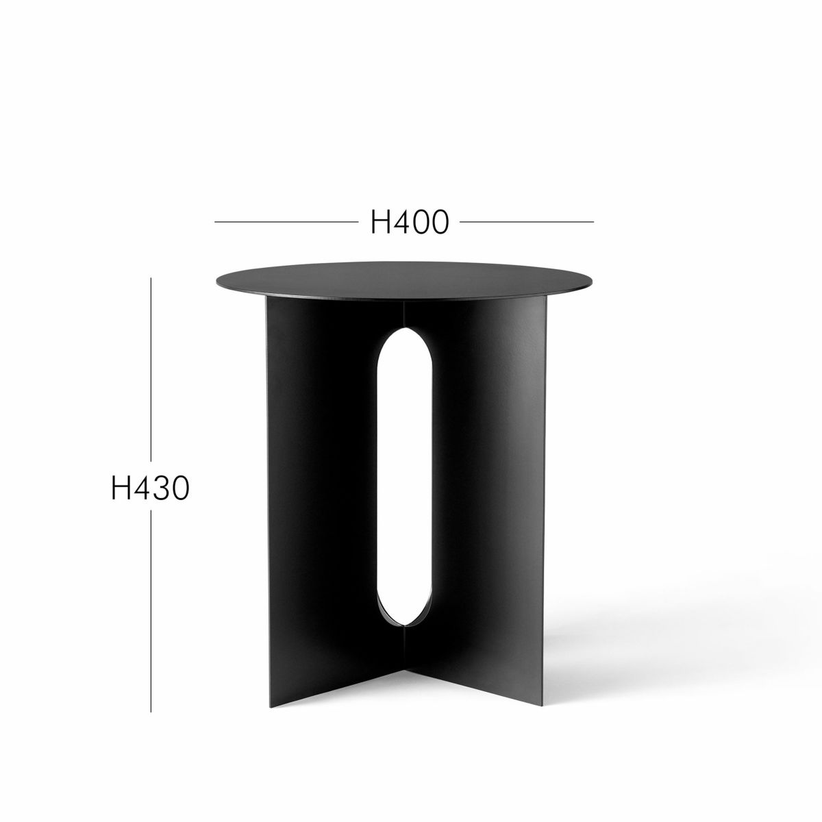 Audo Copenhagen（オドー・コペンハーゲン） / ANDROGYNE SIDE TABLE（アンドロジーン サイドテーブル）Φ40 / スチールベース
