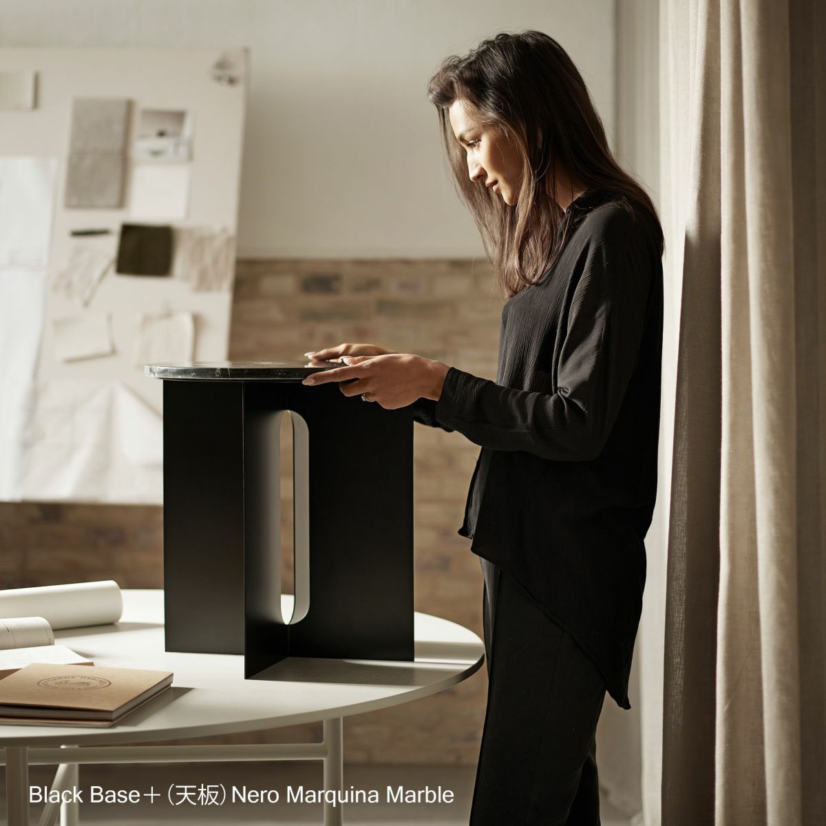 Audo Copenhagen（オドー・コペンハーゲン） / ANDROGYNE SIDE TABLE（アンドロジーン サイドテーブル）Φ40 / スチールベース