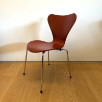 【ポイント20倍】【アウトレット】FRITZ HANSEN（フリッツ・ハンセン） / SERIES 7（セブンチェア） / ベネチアンレッド / ラッカー / クローム脚