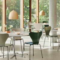 【ポイント20倍】【アウトレット】FRITZ HANSEN（フリッツ・ハンセン） / SERIES 7（セブンチェア） / エバーグリーン / ラッカー / クローム脚