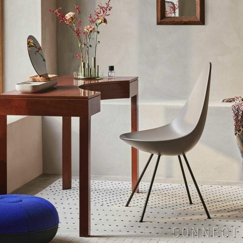 【ポイント20倍】【アウトレット】FRITZ HANSEN（フリッツ・ハンセン） / DROP（ドロップチェア） / プラスチックモデル / ディープクレイ / ブラウンブロンズ脚
