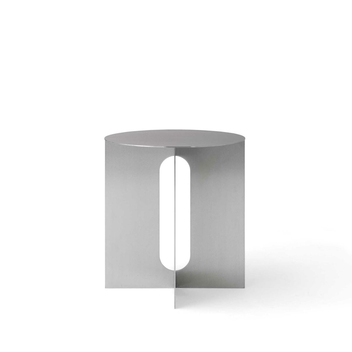 Audo Copenhagen（オドー・コペンハーゲン） / ANDROGYNE SIDE TABLE（アンドロジーン サイドテーブル）Φ40 / Brushed Steel