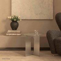 Audo Copenhagen（オドー・コペンハーゲン） / ANDROGYNE SIDE TABLE（アンドロジーン サイドテーブル）Φ40 / Brushed Steel