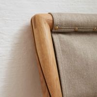 CARL HANSEN & SON （カール・ハンセン＆サン）/ KK87830 PROPELLER STOOL（プロペラスツール） / オーク材・オイル仕上げ / ナチュラルキャンバス / スツール