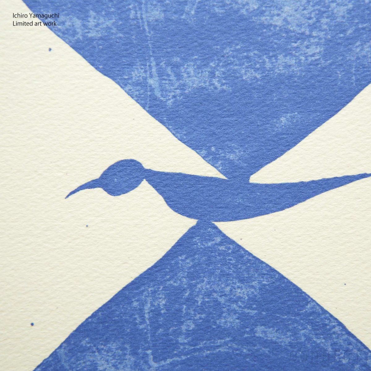 山口一郎 / Giclee（ジクレー印刷）「青い鳥」 / Mサイズ / アートポスター